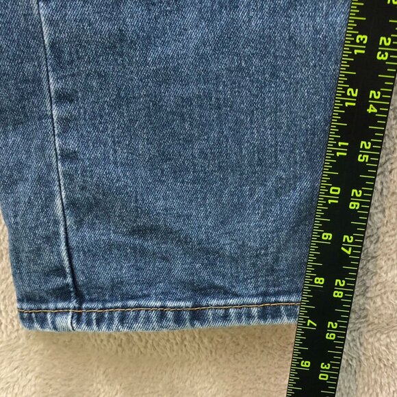 Levi's Mens Jeans Size 38x32 502 Slim Straight Classic Casual Blue Denim Pockets - Picture 3 of 13